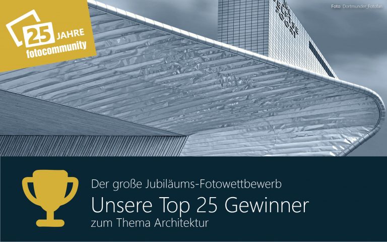 Top 25 Jubiläums wWttbewerb Thema Architektur