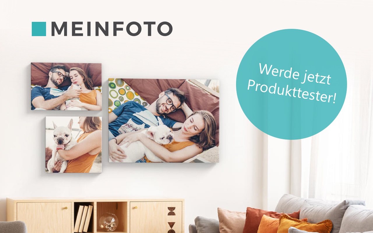 Werde jetzt MEINFOTO Produkttester